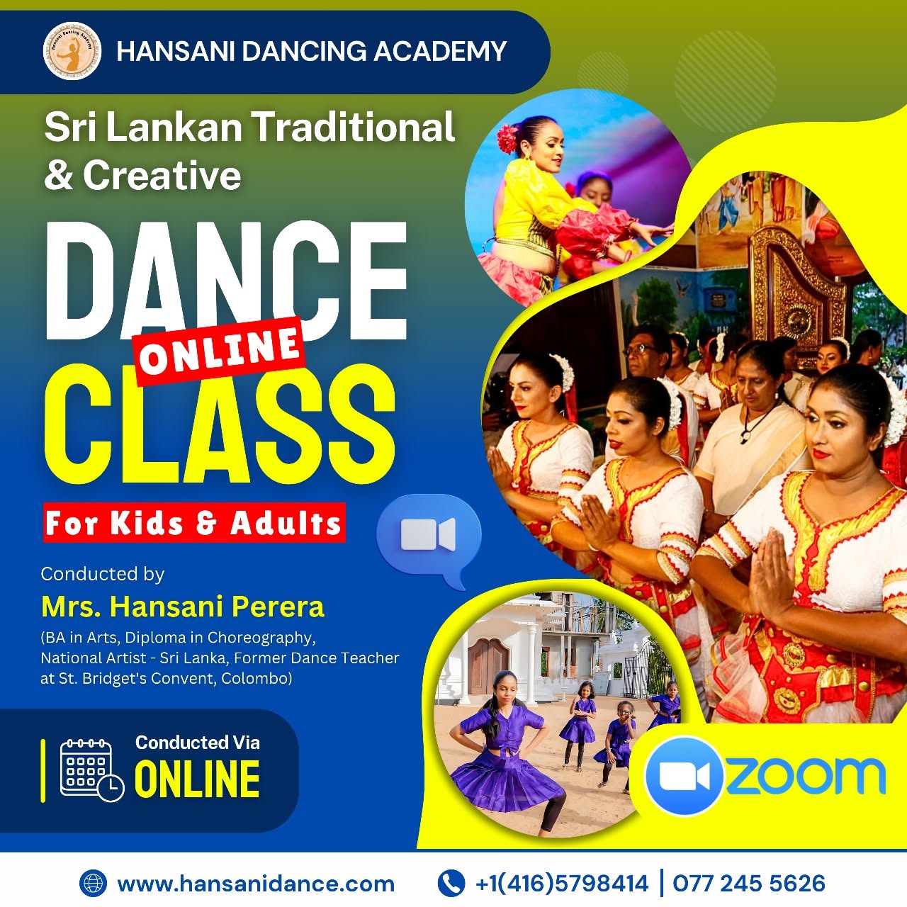 Online Dance Class - English