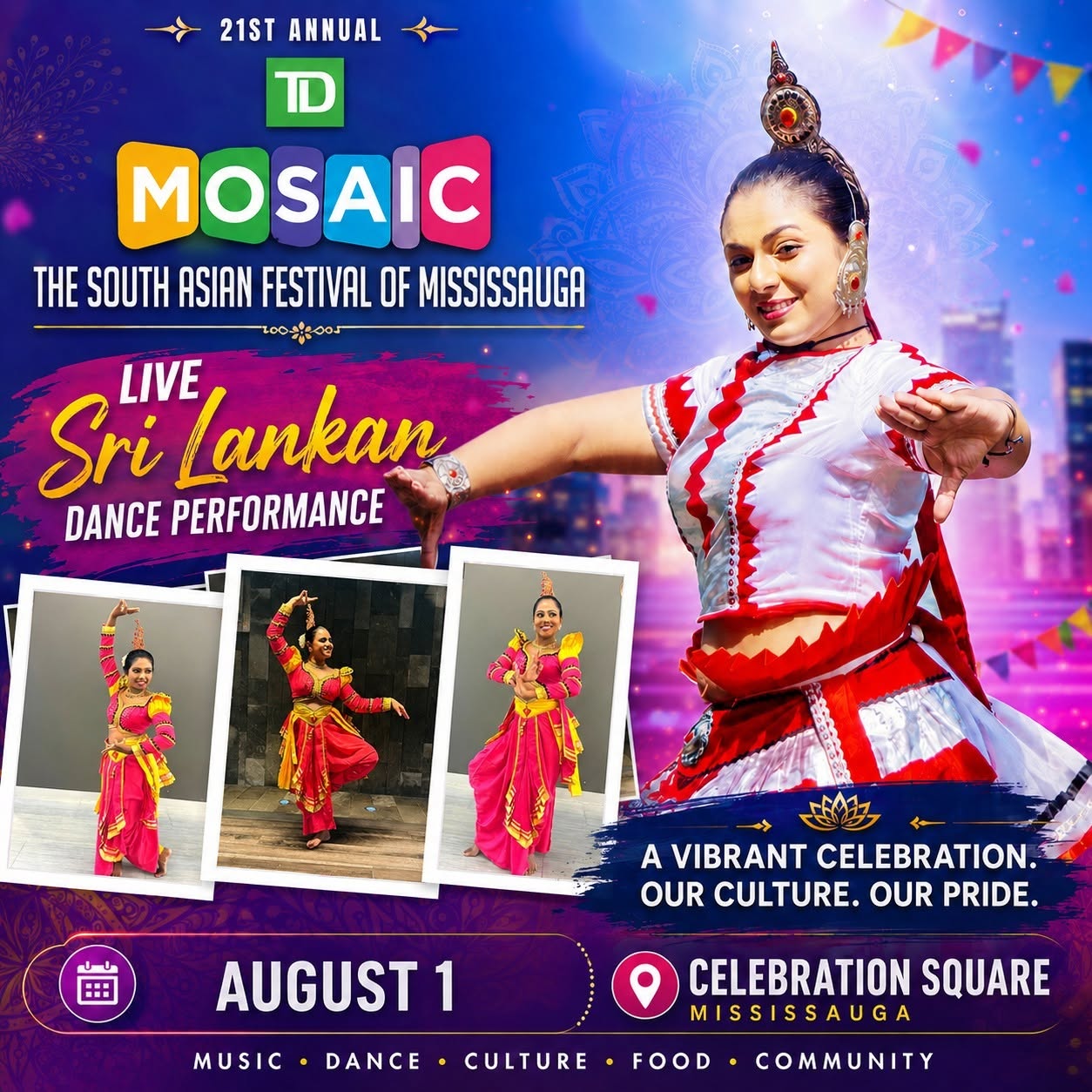 TD Mosaic Festival 2026 — The South Asian Festival of Mississauga