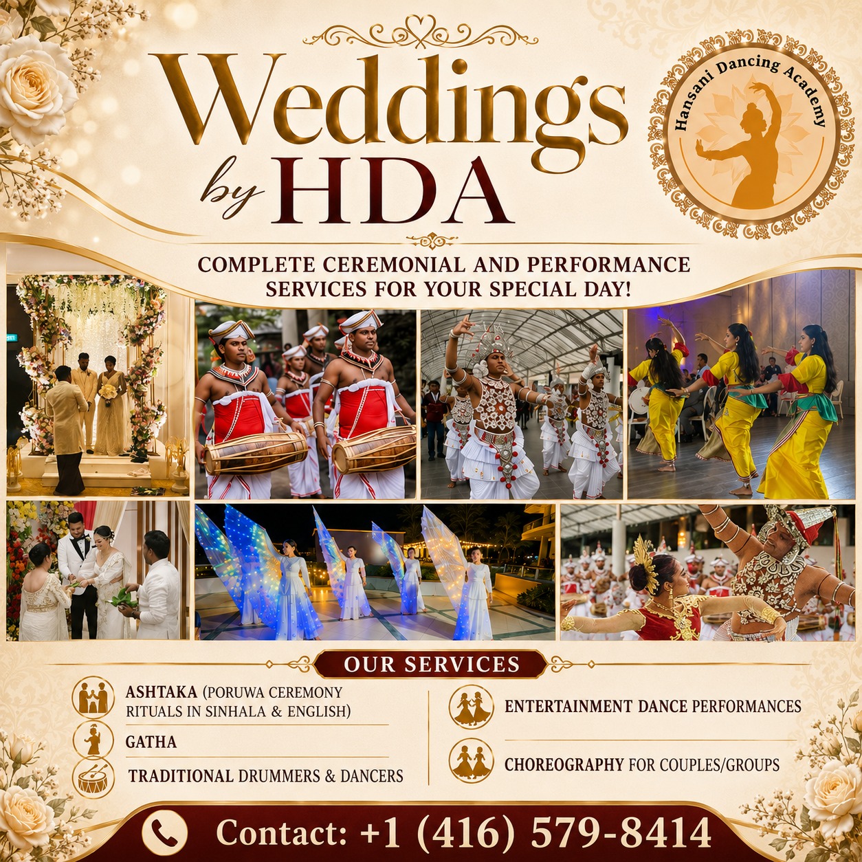 Weddings by HDA complete ceremonial and performance services